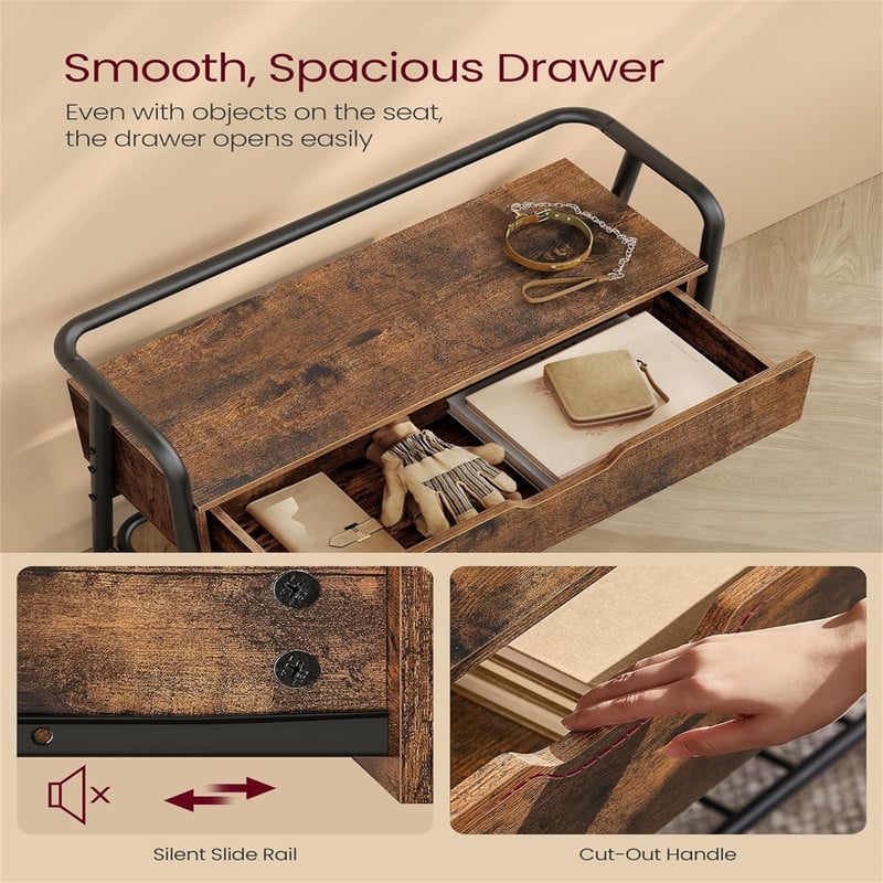 Shoe Storage Bench with Seating