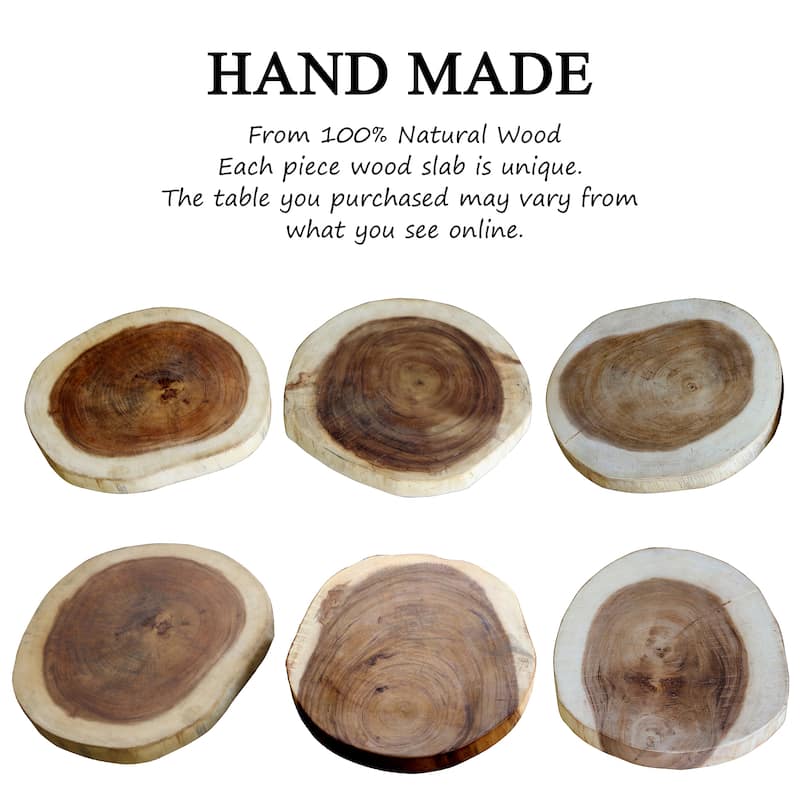 Natural Wood Live Edge Slab for DIY Tabletop or Home Decor