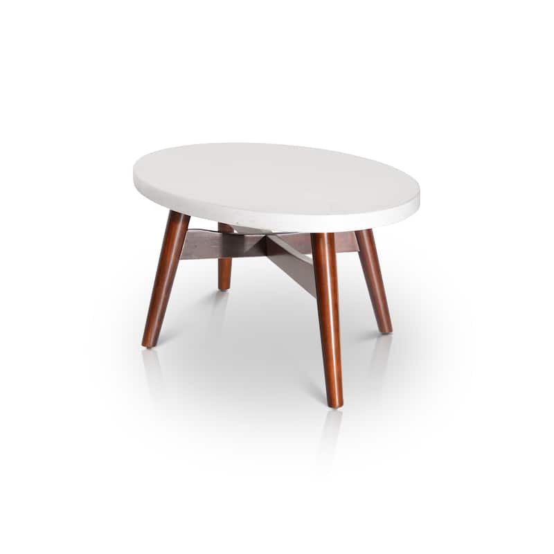 Steve Silver Stonebrook Cherry Wood Oval Coffee Table