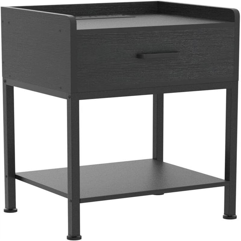 Night Stand with Charging Station