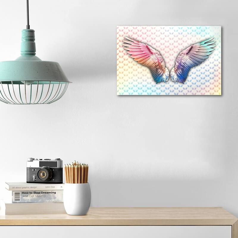 Matashi 5D Multi-Dimensional Wall Art - Custom Made Angel Wings Wall Art Print