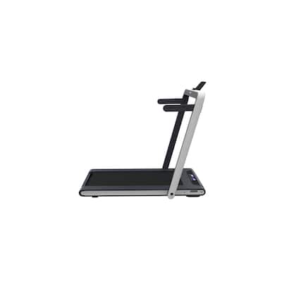 2-in-1 Electric Treadmills, Portable Folding Treadmill, Under Desk Walking Jogging Machine with Remote Control Slim Treadmill