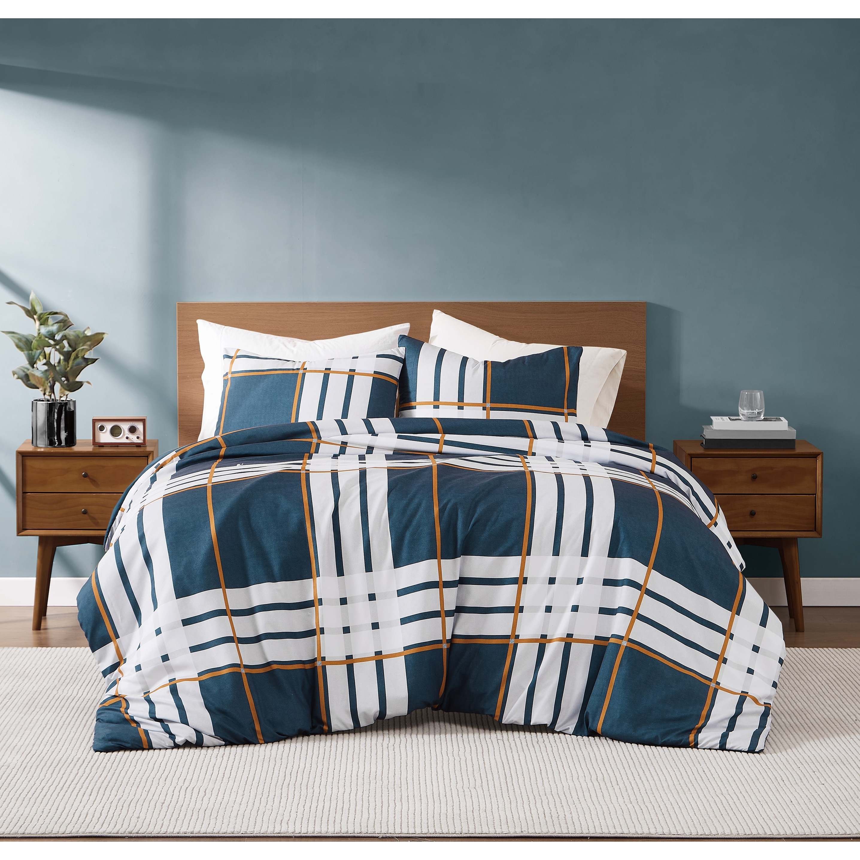 Truly Soft Henry Plaid 3 Piece Comforter Set