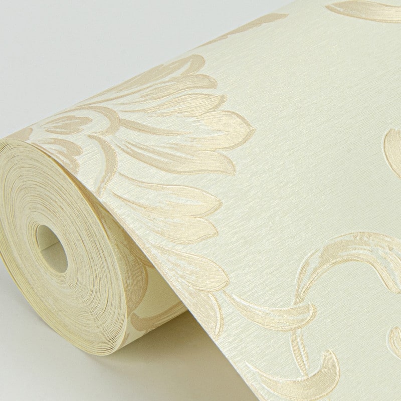 Sirpi Antonella Gold Scroll Wallpaper - 20.9 x 396 x 0.025