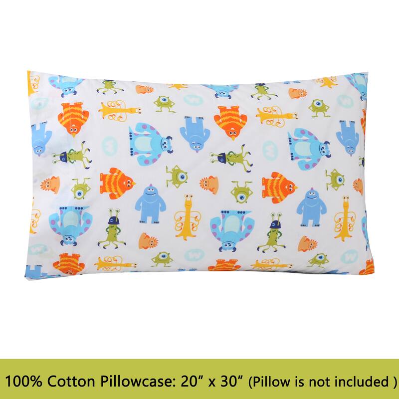 3-Piece Cotton Toddler Sheet Set for Kids Boys & Girls (Animals, Fish, Sports, Floral)