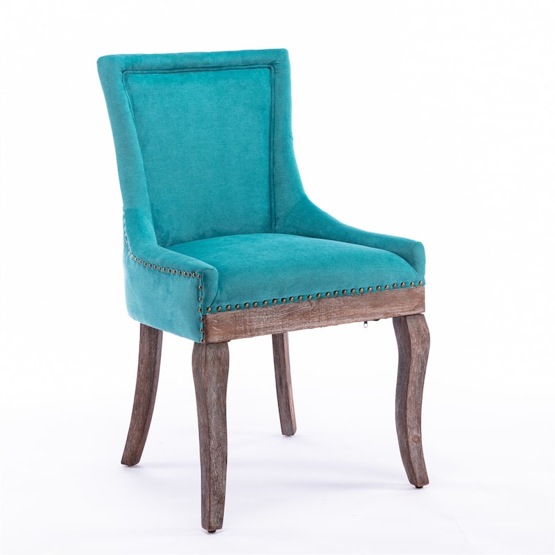 Clihome Set of 2 Thickened Fabric Dining Chair