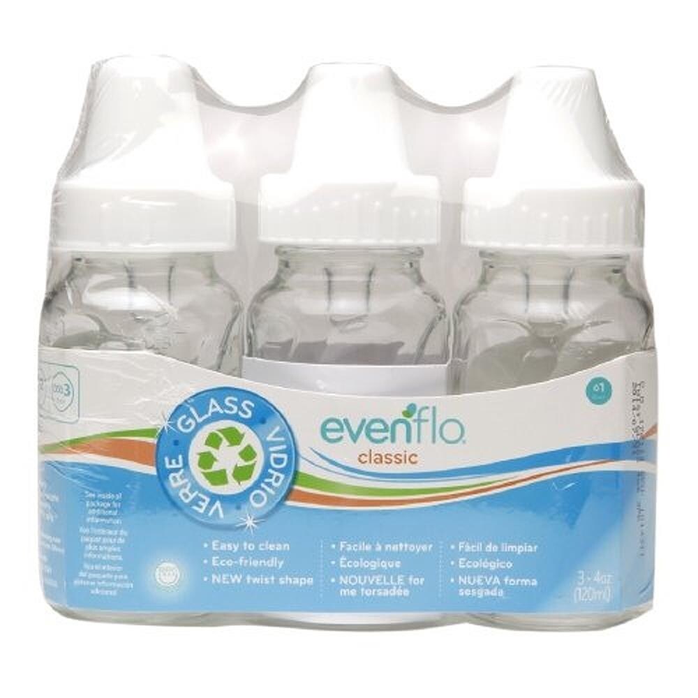 evenflo glass bottles 4 oz