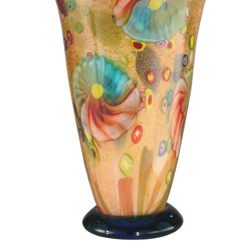 Coast Sand Hand Blown Art Glass Vase