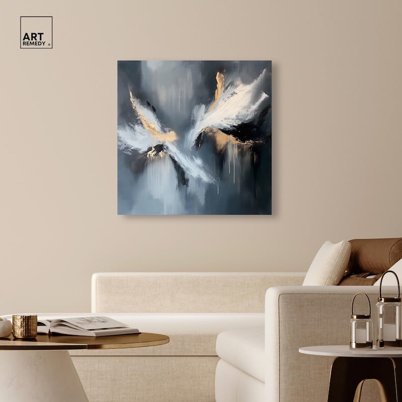 Wings of Gold Canvas by Art Remedy, Gallery Wrapped