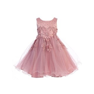 baby girl mauve dress