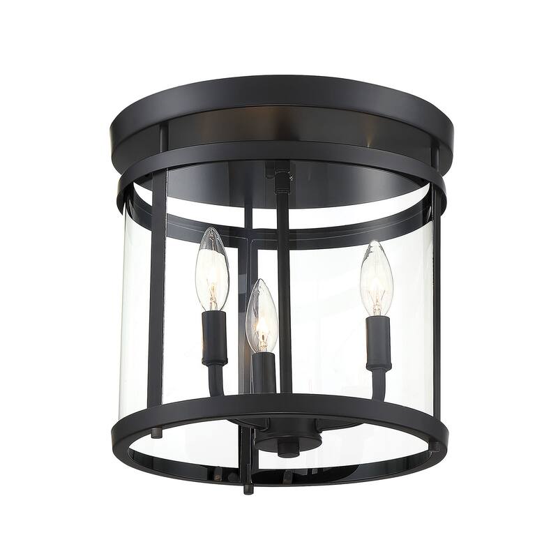 Savoy House Penrose 3 Light 13" Wide Semi-Flush Ceiling Fixture