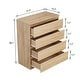 preview thumbnail 13 of 20, 4-Drawer Vanity Desk, Handleless Design, Suitable for Bedroom and Living Room