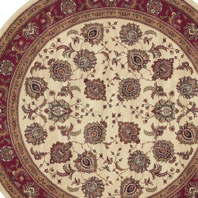 HomeRoots Oriental Traditional Rectangle Area Rug