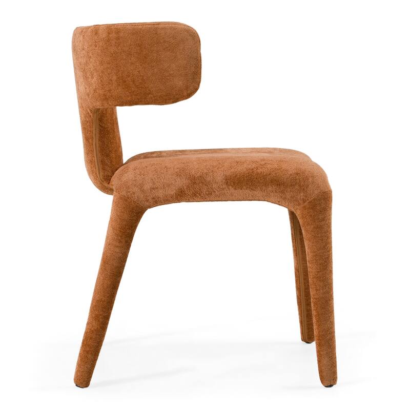 Modrest Saehee Modern Rust Velvet Dining Chair