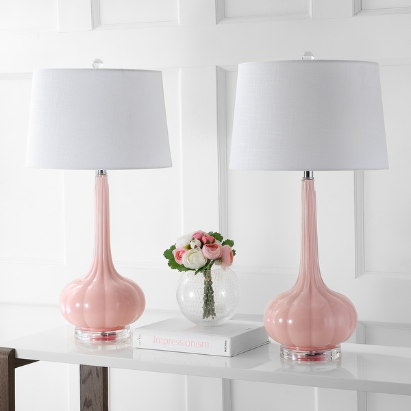 Grey and pink table lamp hotsell