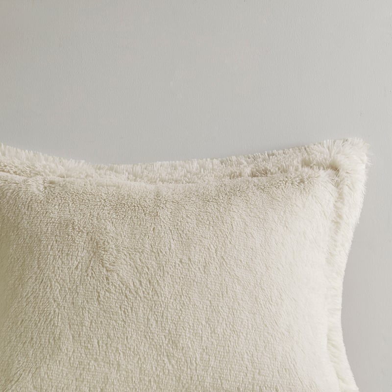 Intelligent Design Ella Ombre Shaggy Long Fur Comforter Mini Set