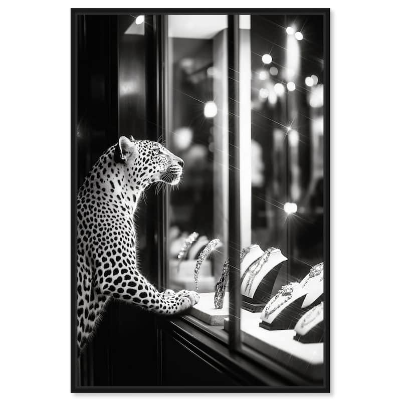Hunter's Eye Canvas by Art Remedy - 30" x 45" - Black