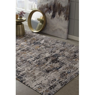 The Gray Barn Kate Distressed Glam Area Rug