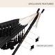 preview thumbnail 19 of 86, Double Cotton Hammock with Space Saving Steel Stand