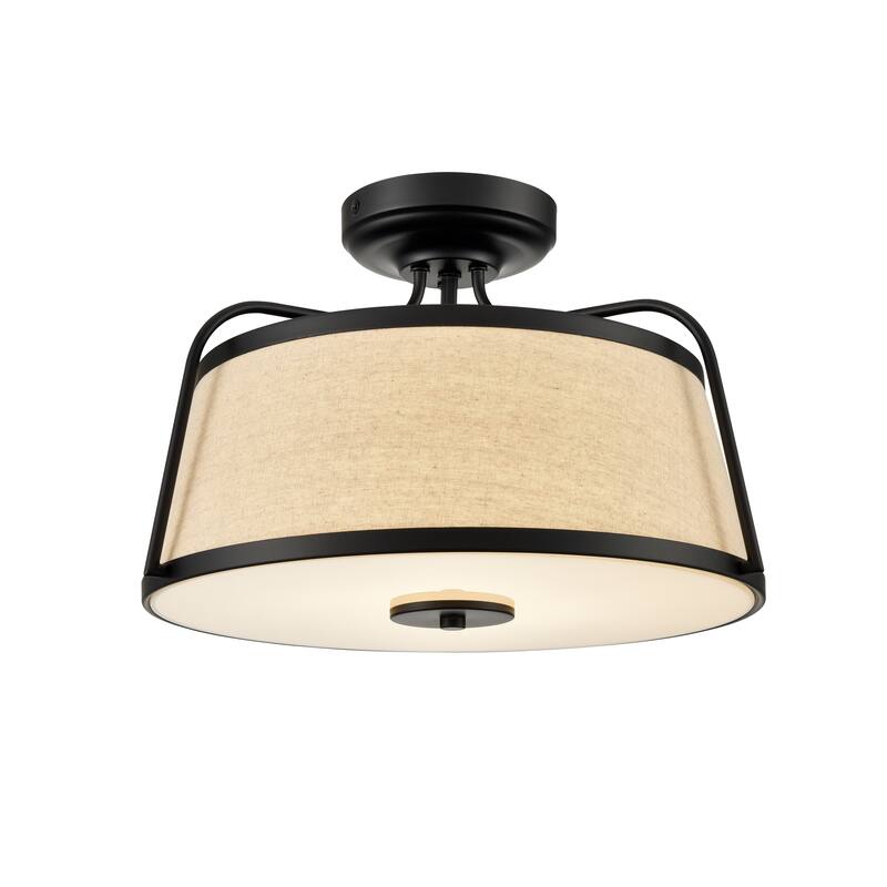 Millennium Lighting LED Semi-Flush Ceiling Mount - Matte Black