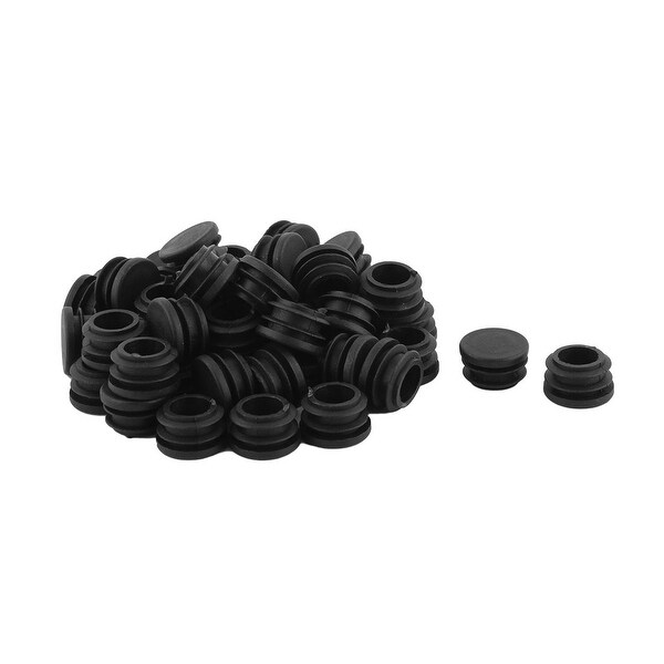 Office Round Shaped Desk Table Chair Furniture Legs Tube Insert 22mm Dia 50 Pcs