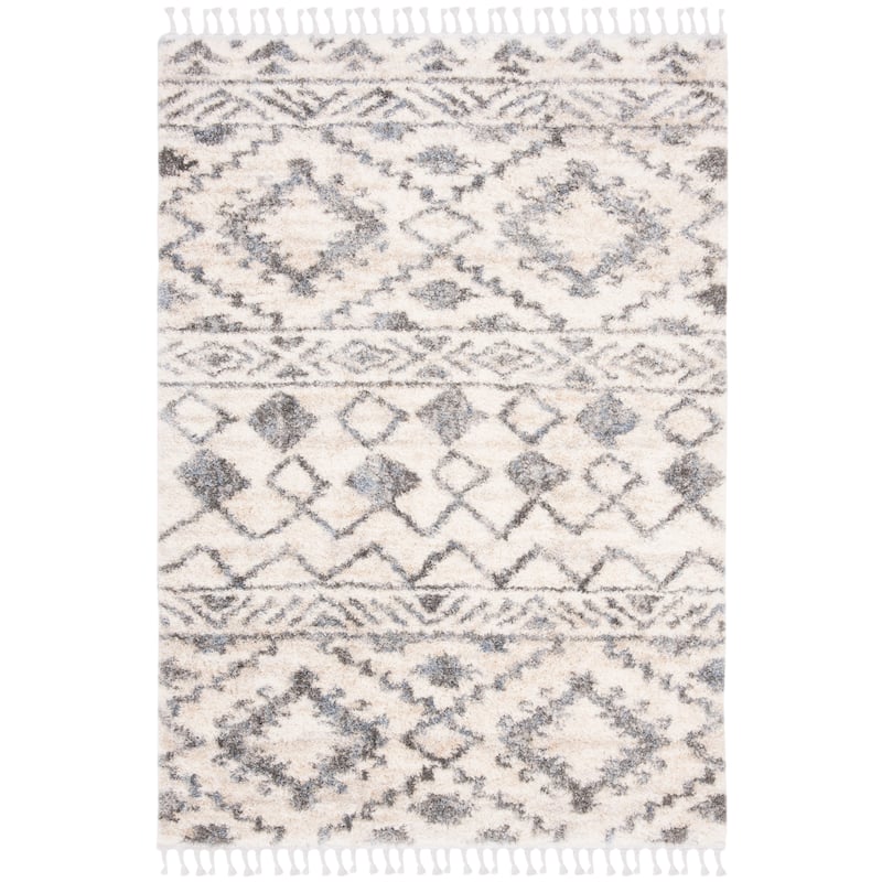 SAFAVIEH Berber Fringe Kavitha Mai Trellis Rug