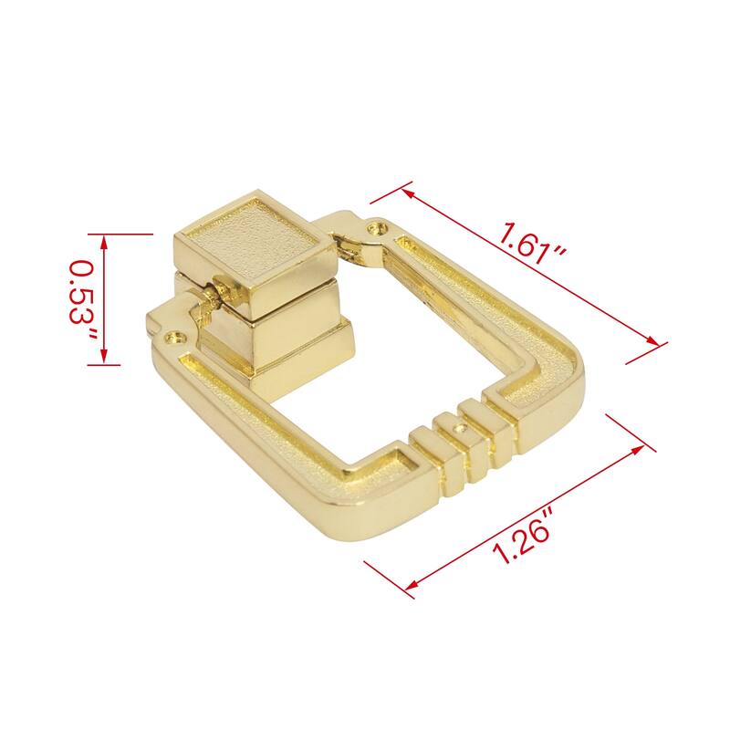 Utopia Alley Beau Cabinet Ring Pull Knob - Decorative Cabinet Drop Pull Knobs for Cabinets and Drawer, Pull Knobs 1.25"