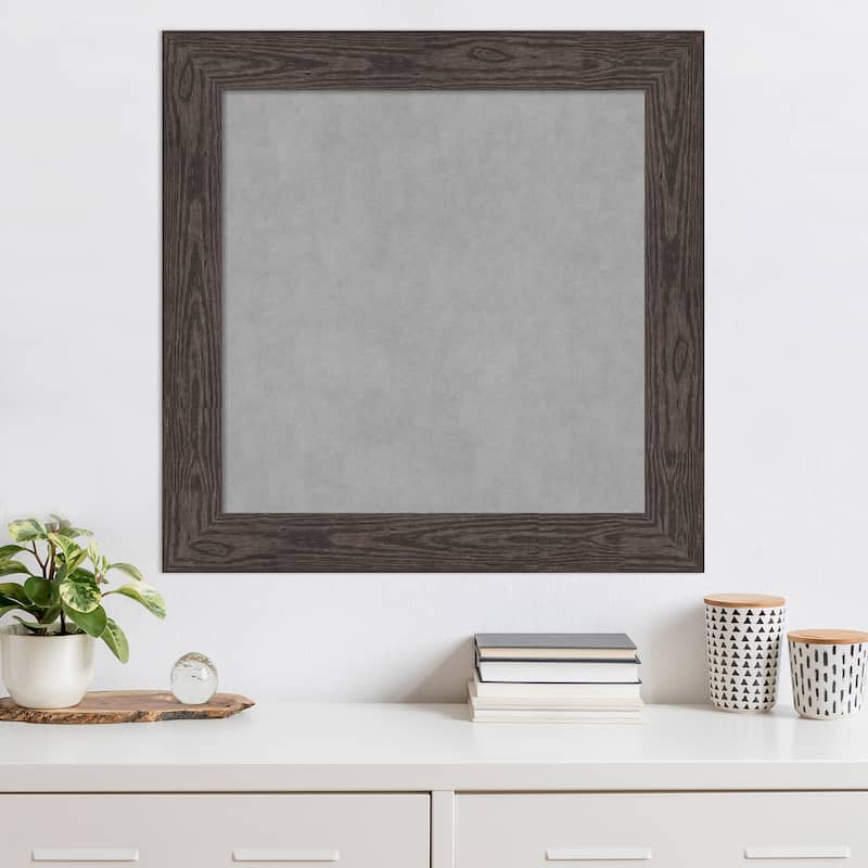 Amanti Art Bridge Black Framed Magnetic Board