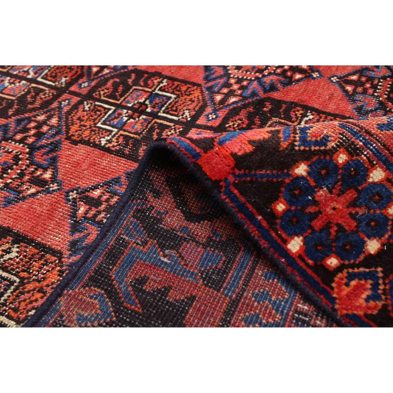 ECARPETGALLERY Hand-knotted Antalya Vintage Red Wool Rug - 3'11 x 7'9