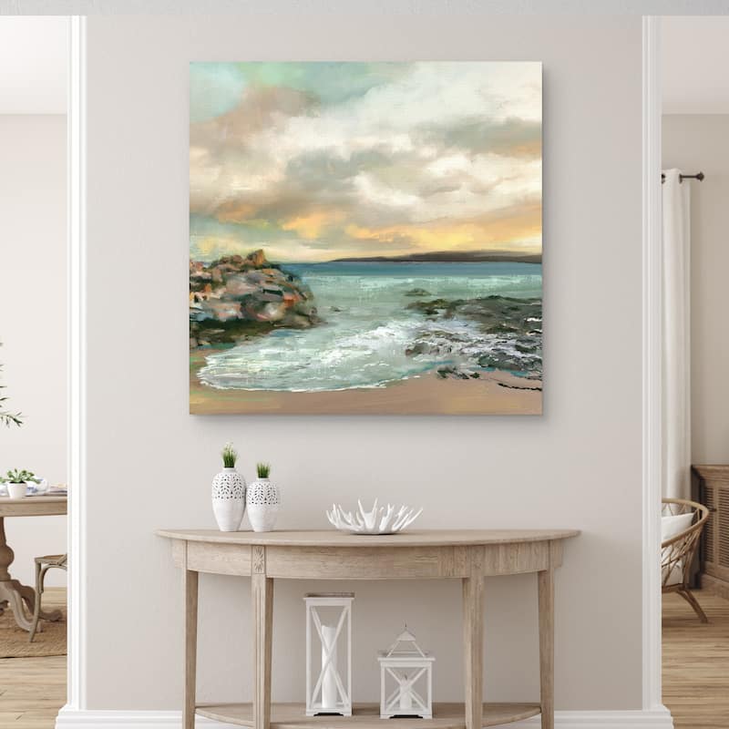 Secret Cove Square by Studio Arts Canvas Art Print