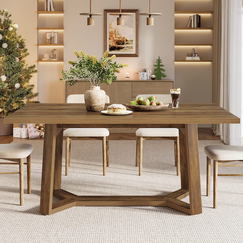 Farmhouse Wood Dining Table, Kitchen Table, Living/Dining Room Accent Table
