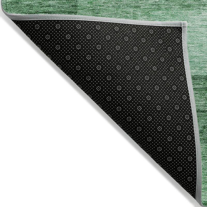 Machine Washable Indoor/ Outdoor Checker Chantille Rug