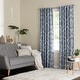 preview thumbnail 1 of 14, Miller Curtains Harlow Back Tab Blackout Panel 42" x 84" - Blue