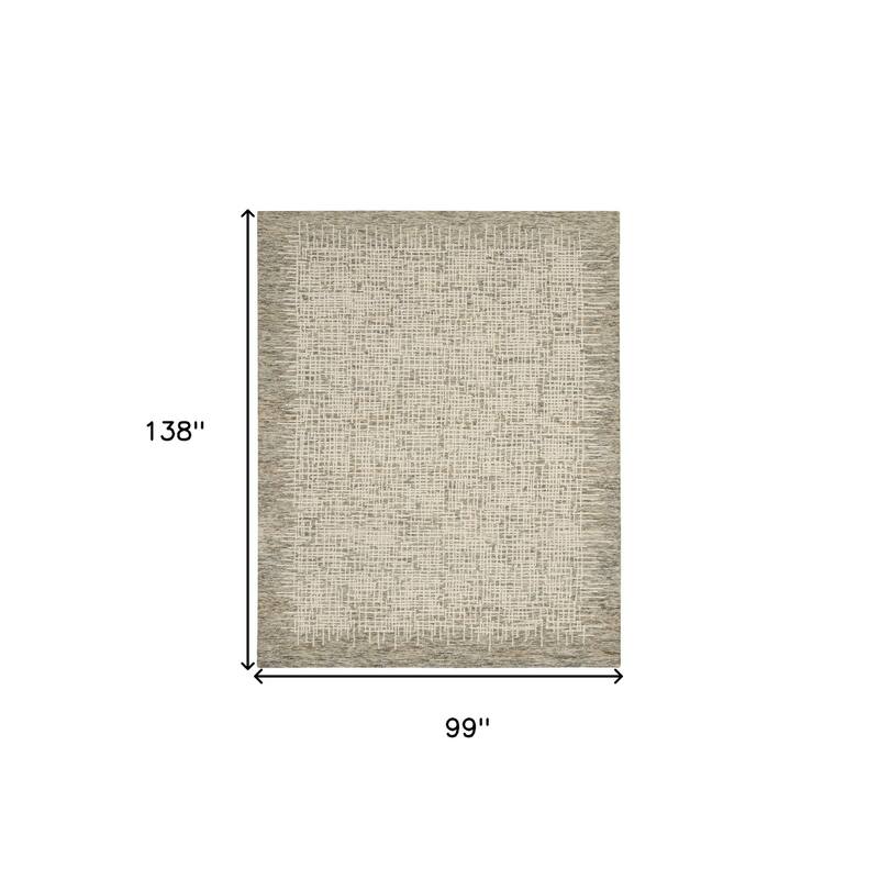 Fatot Power Loomed Abstract Modern Soft Area Rug By HomeRoots - 138' X '99' X '0.5