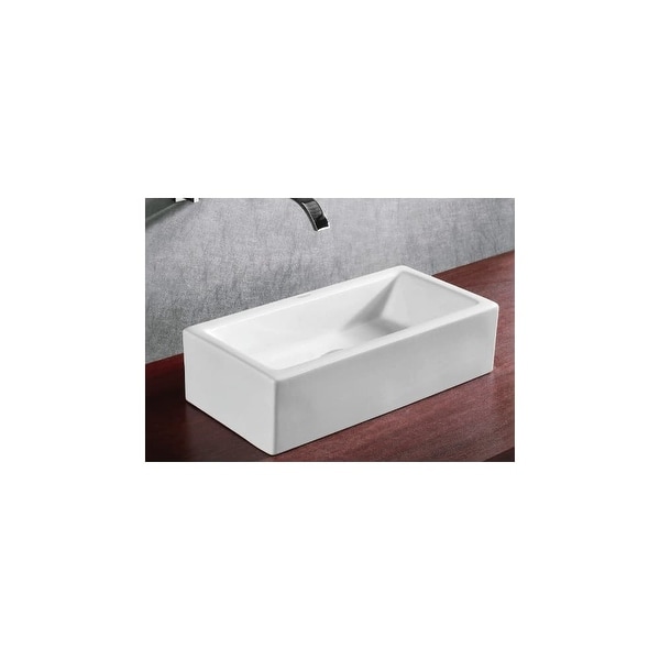 Nameeks Ca4130 Caracalla 19 7 8 Ceramic Vessel Bathroom Sink White