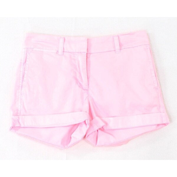 womens hot pink chino shorts