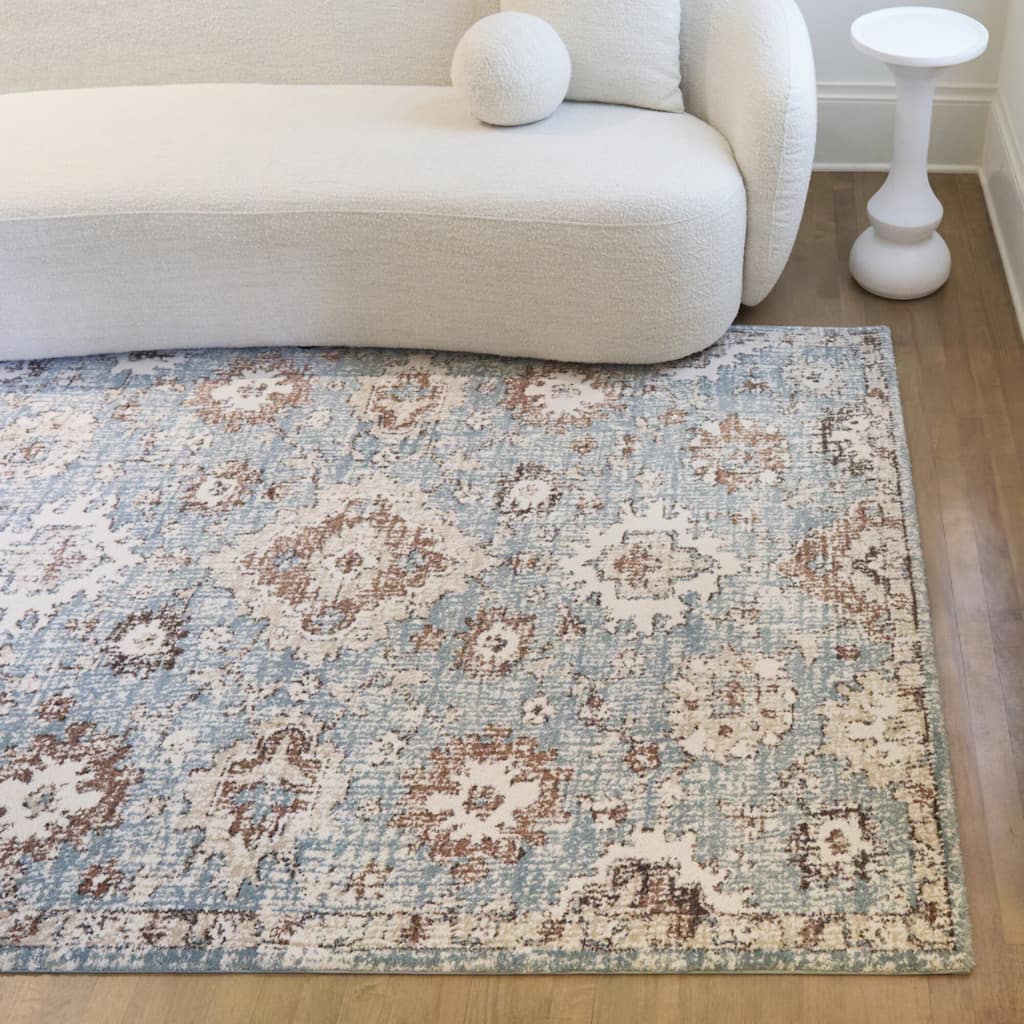 Annan Oriental Floral Area Rug
