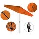 preview thumbnail 37 of 143, North Bend 9-foot Round Auto-tilt, Bronze Finish, Sunbrella Patio Umbrella by Havenside Home