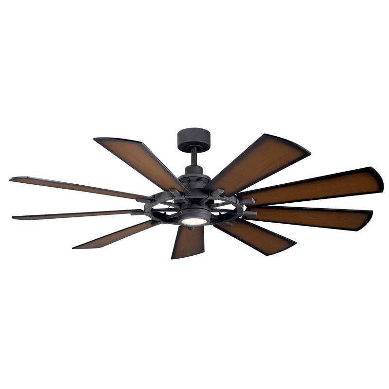 Gentry 65-inch LED Ceiling Fan (3-finish options)