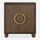 preview thumbnail 1 of 3, Uttermost Mayenne 2 Door Oak Wood Cabinet