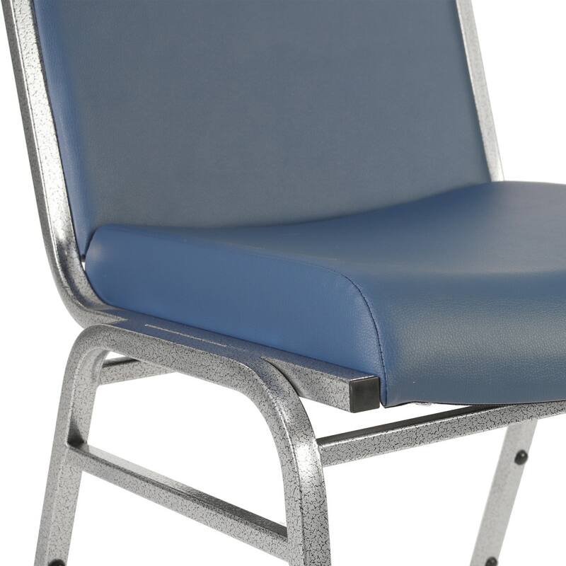 4 Pack Heavy Duty Stack Chair - 21"D x 19.75"W x 31.25"H