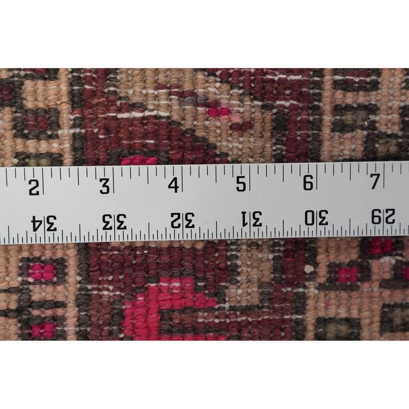 Hand Knotted Oriental 100% Wool Carpet Traditional Tribal Greys & Charcoal Ardebil Runner Rug - 10' 6'' X 3' 8''