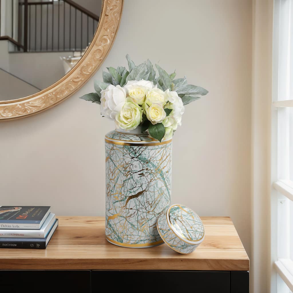 Ceramic Modern Decorative Jar with Lid