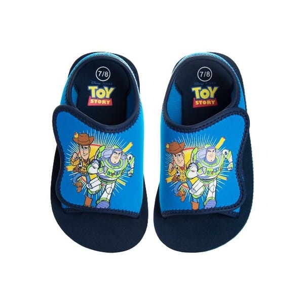 slide 2 of 5, Disney Pixar Toy Story Boys' Dual Sizes Sandals. (Toddler/Little Kids) Navy - 10T