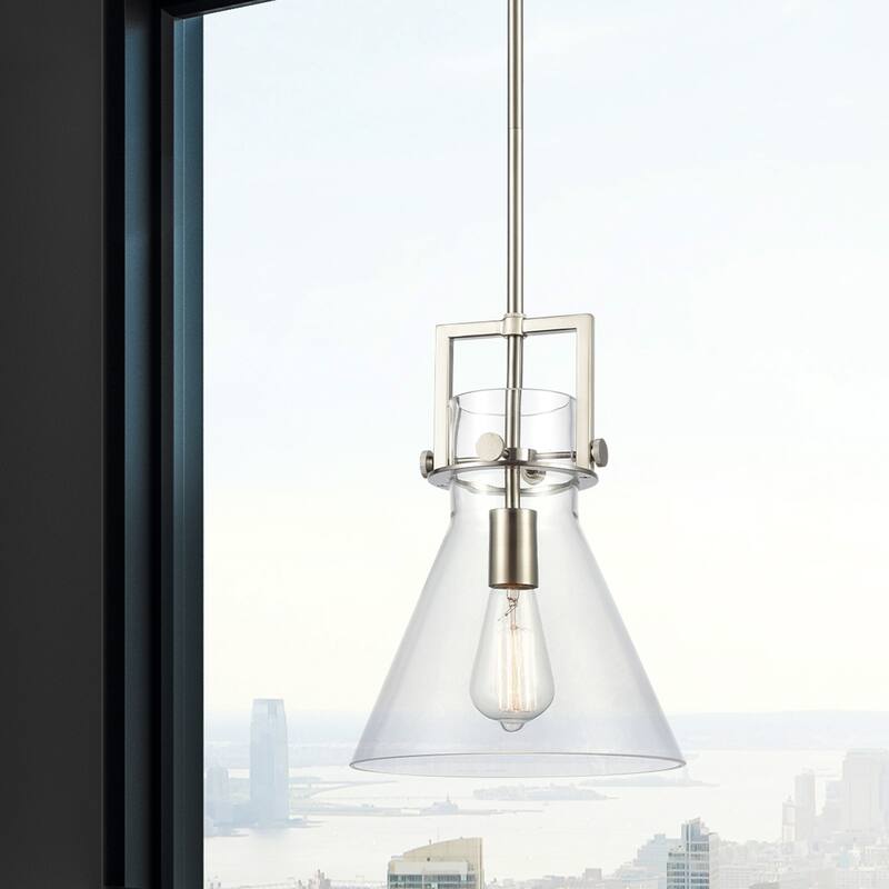 Innovations Lighting Newton Cone - 1 Light 10" Stem Hung Pendant