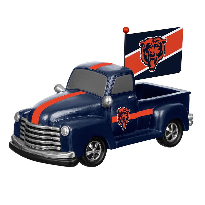 NFL Rally Truck Garden Statue with Team Flag