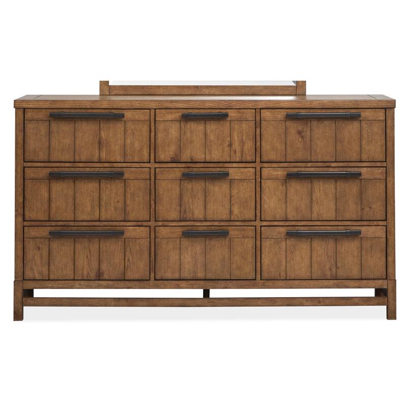 Magnussen Home Conway Honey Wheat Drawer Dresser - 9-drawer