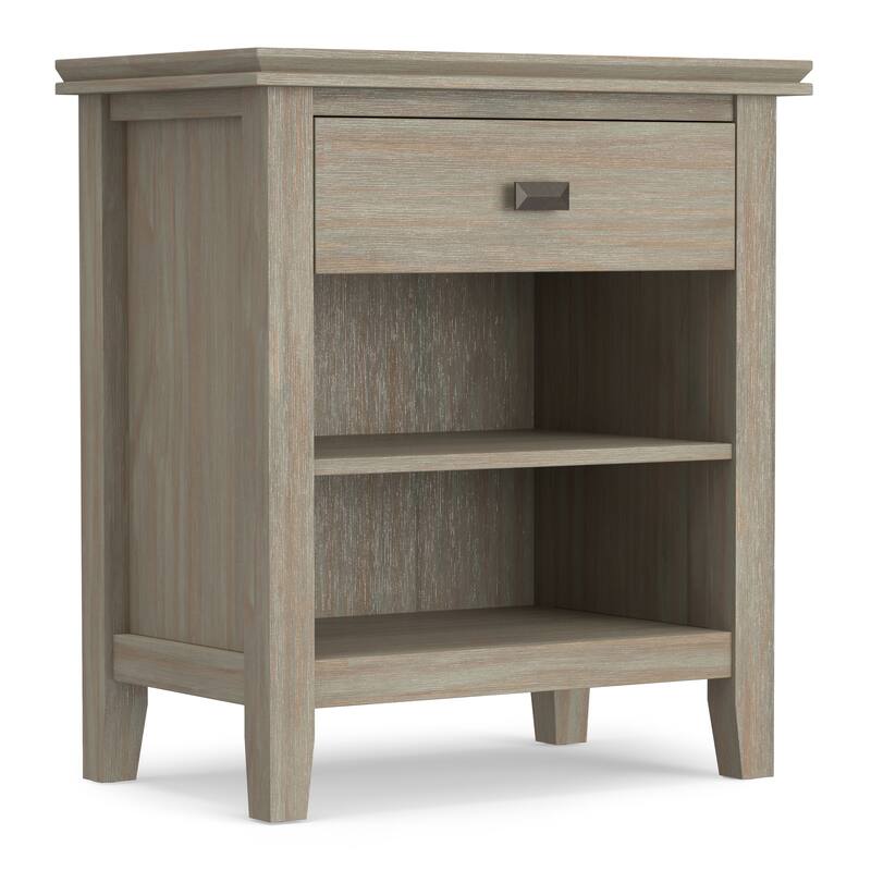 WYNDENHALL Stratford SOLID WOOD 24 inch Wide Bedside Nightstand Table