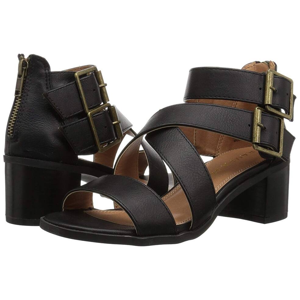 rampage sandals black