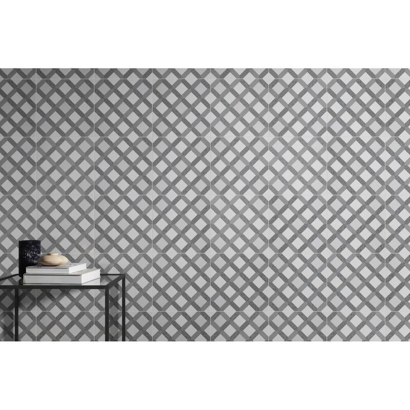 Emser Tile F39GEOM1010V2 Geometry - 10" x 10" Square Floor and Wall